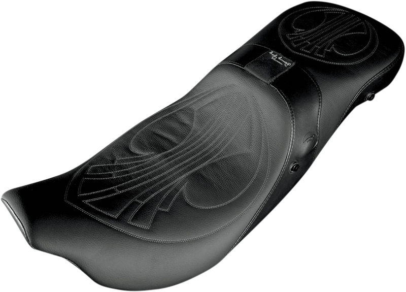 DANNY GRAY Airhawk Weekday 2Up XL Seat - no Backrest Receptacle - Drag Stitch - Air - FL '08-'23 - 21-411DAIR - PartsOutlet.com.au