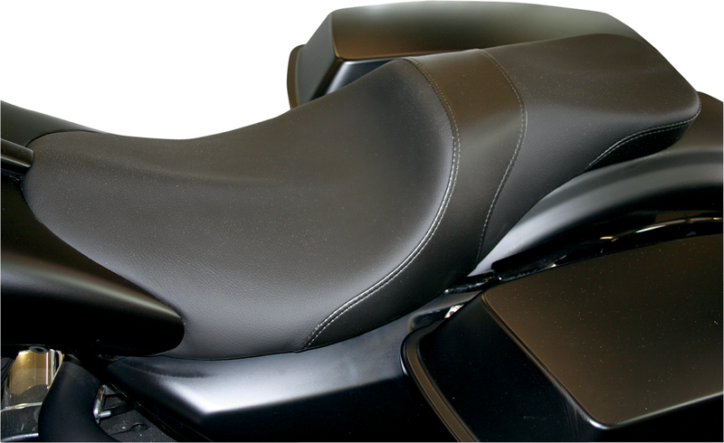 DANNY GRAY Weekday 2-Up Seat - Smooth - Black - FL '08-'16 - PYO-STK08-1 - PartsOutlet.com.au