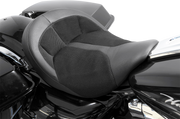 DANNY GRAY BigIST Solo Air Seat - Black Leather - FL '08-'23 - FA-DGE-0280 - PartsOutlet.com.au