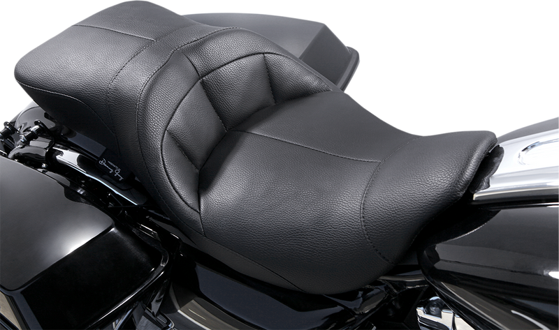 DANNY GRAY TourIST Seat - Black - Vinyl - FL '08-'23 - FA-DGE-0315 - PartsOutlet.com.au