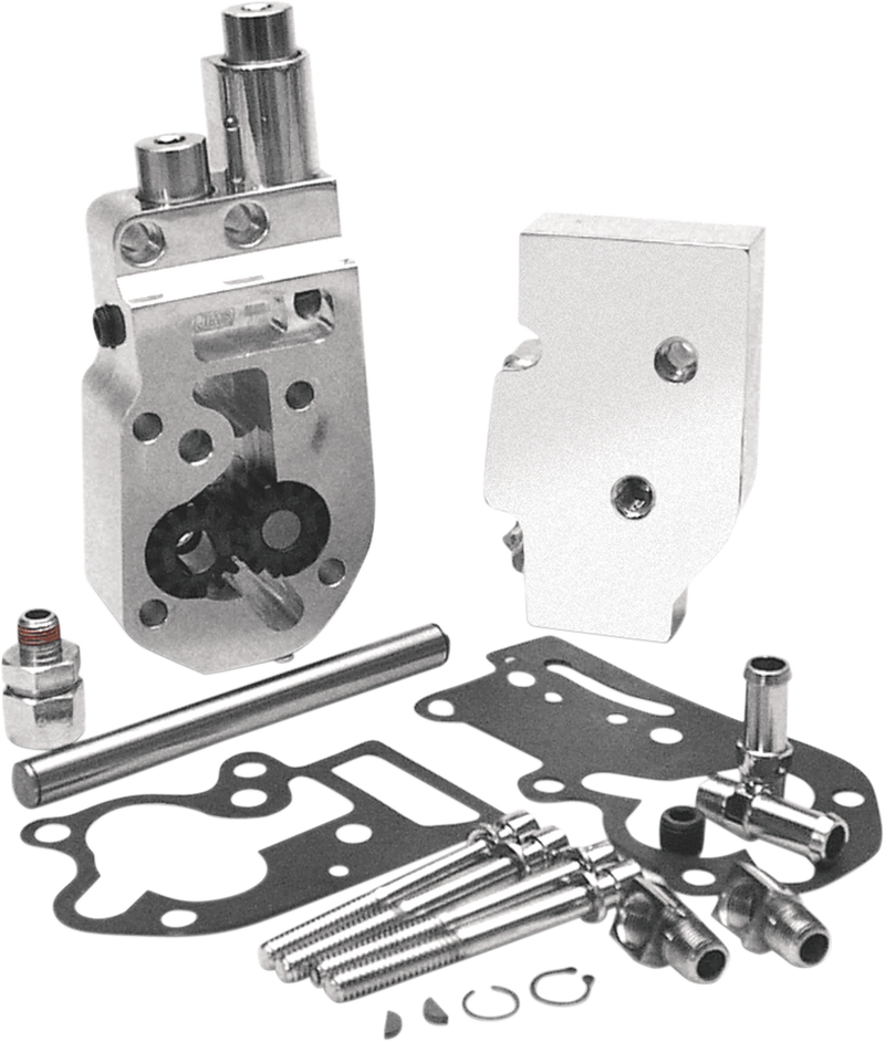 JIMS Flow Pro 1 Billet Oil Pump Top Line - Polished - Harley-Davidson '73-'91 - 1754 - PartsOutlet.com.au