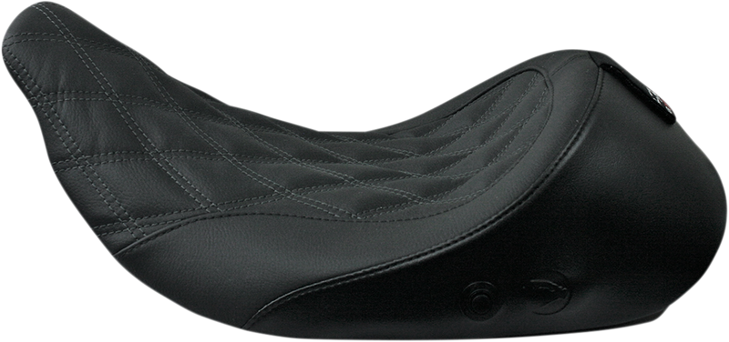 DANNY GRAY Big Seat - Double Diamond w/ Charcoal Stitch - Backrest Recepticle - FL '08-'23 - 21-418DIAAIR - PartsOutlet.com.au