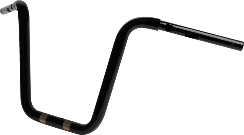 LA CHOPPERS Handlebar - Twin Round - 1-1/4" x 12" - Black LA-7348-12B