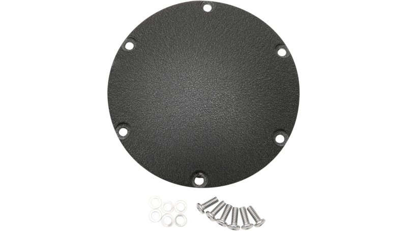 DRAG SPECIALTIES Wrinkle Black Derby Cover - Harley-Davidson 2004-2022 - 301498 - PartsOutlet.com.au