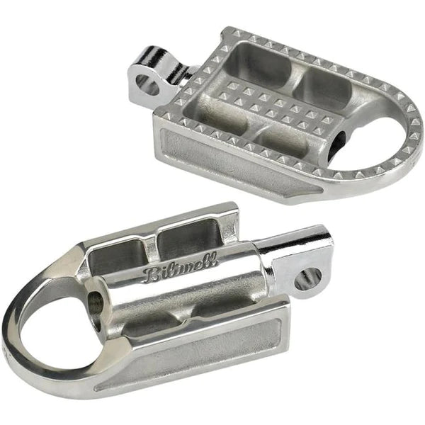 BILTWELL Mushman Footpegs - Polished 7002-302-01 - PartsOutlet.com.au