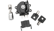 DRAG SPECIALTIES Side Hinge Ignition Switch with Fork Lock - Harley-Davidson 1996-2010 - Gloss Black 21-0209GBK - PartsOutlet.com.au