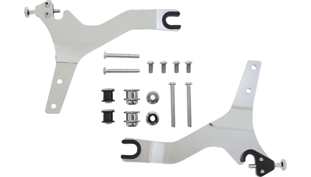 COBRA Backrest Kit - 14" - Chrome - '04-'19 Sportster 602-2045