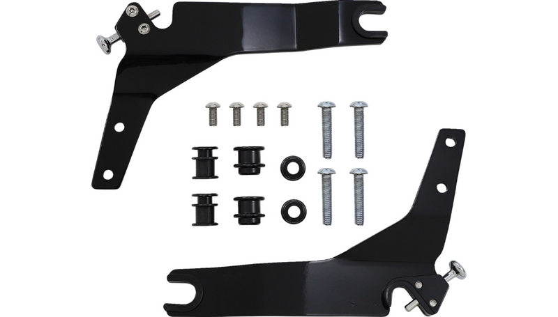 COBRA Backrest Kit - 11" - Black - '18-'24 Softail FatBob - 602-2028B