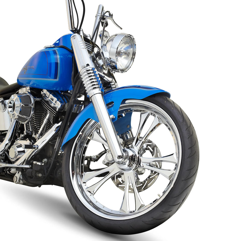 ARLEN NESS SMOOTH "HOT LEG" FORK LEGS, CHROME - '00-'06 FLST SOFTAIL - 06-554