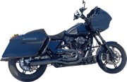 BASSANI XHAUST 2-into-1 Mid-Length Super Bike Exhaust System - 4" Muffler - M8 Touring 1F98B