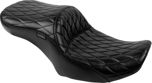 LE PERA Maverick Seat - without Backrest - Diamond Stitch - Black - FLH/FLT '23-'24 LV-957DM