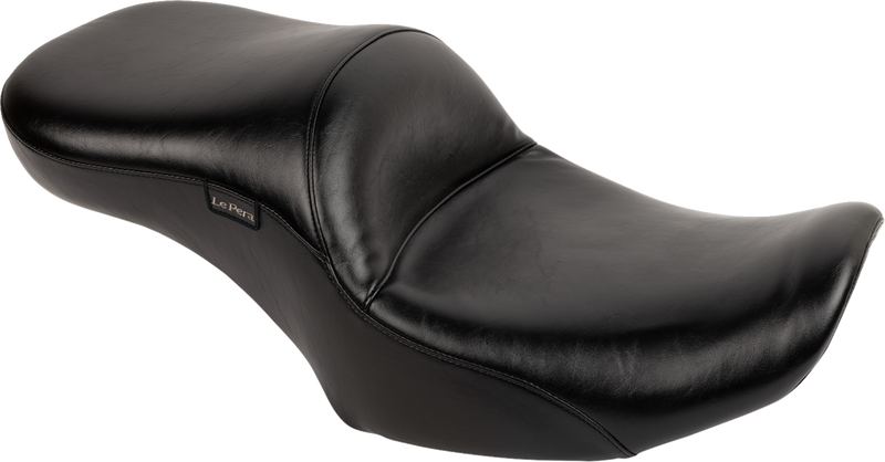 LE PERA Maverick Seat - without Backrest - Smooth - Black - Black - FLH/FLT '23-'24 LV-957S