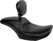 LE PERA Outcast Seat - With Backrest - Plain - FLH/FLT '23-'24 LV-987BR