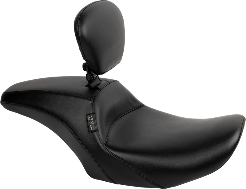 LE PERA Outcast Seat - With Backrest - Plain - FLH/FLT '23-'24 LV-987BR