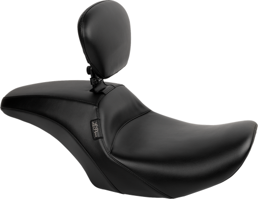 LE PERA Outcast Seat - With Backrest - Plain - FLH/FLT '23-'24 LV-987BR