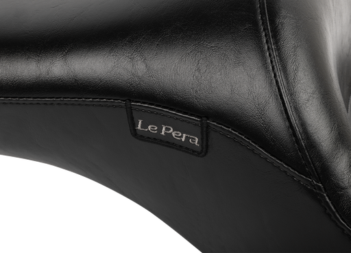 LE PERA Maverick Seat - without Backrest - Smooth - Black - Black - FLH/FLT '23-'24 LV-957S