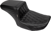 LE PERA Kickflip Seat - Double Diamond Stitch - FLH/FLT '23-'24 LV-597DD