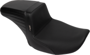 LE PERA Kickflip Seat - Basketweave - FLH/FLT '23-'24 LV-597BW