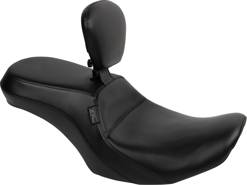 LE PERA Outcast Seat - With Backrest - Plain - FLH/FLT '23-'24 LV-997BR