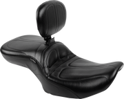 LE PERA Maverick Seat - with Backrest - Black - FLH/FLT '23-'24 LV-957BR
