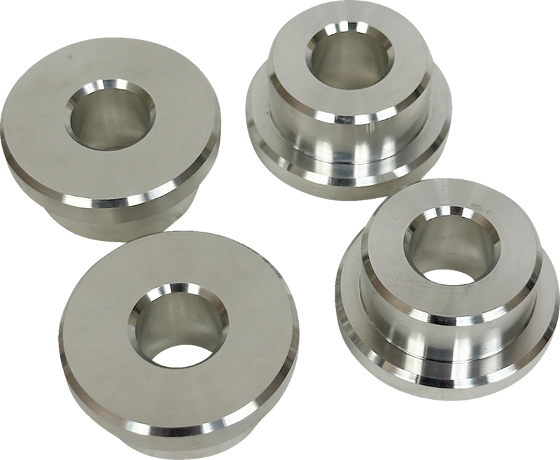 PRO-ONE PERF.MFG. Solid Riser Bushing Kit - Raw Aluminum 103050RAW
