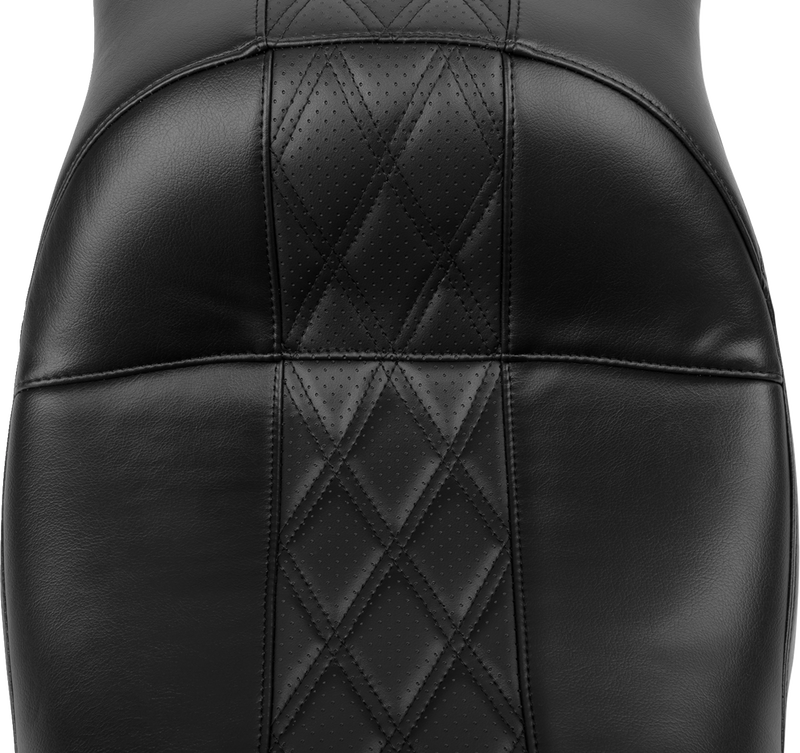 LE PERA Maverick Seat - without Backrest - Hot Rod HR2 - Black - FLH/FLT '23-'24 LV-957HR2