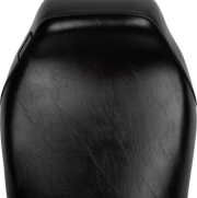 LE PERA Bare Bones Solo Seat - Smooth - Black - FLH/FLT '23-'24 LV-005
