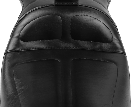 LE PERA Maverick Seat - with Backrest - Black - FLH/FLT '23-'24 LV-957BR