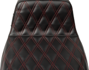 LE PERA Tailwhip Seat - Red Double Diamond Stitch - FLH/FLT '23-'24 LV-587DD-R01