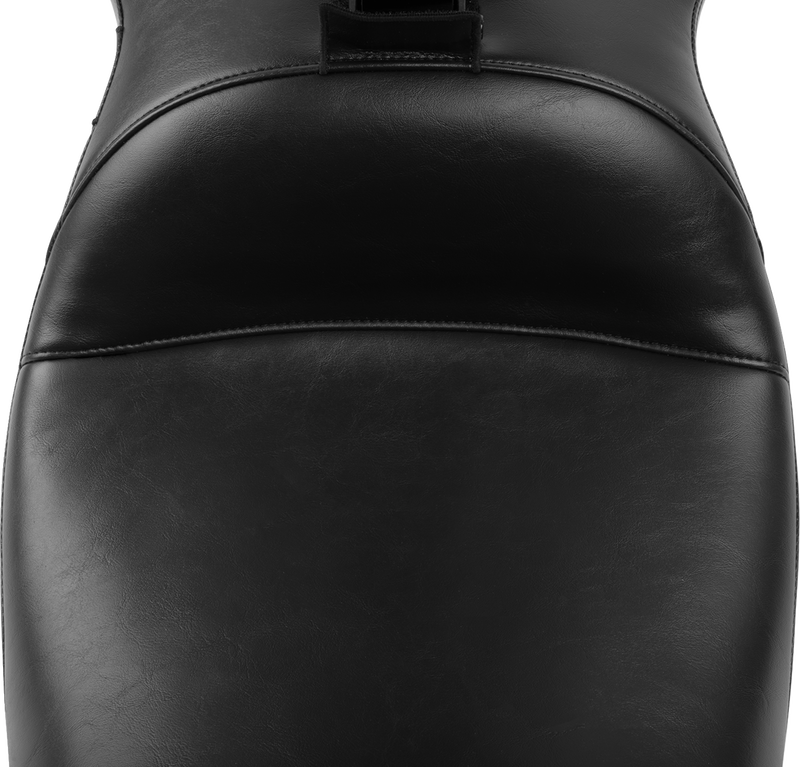 LE PERA Maverick Seat - with Backrest - Smooth - Black - FLH/FLT '23-'24 LV-957BRS