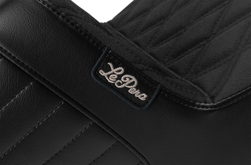 LE PERA Kickflip Seat - Double Diamond Stitch w/ Gripp Tape - FLH/FLT '23-'24 LV-597DDGP