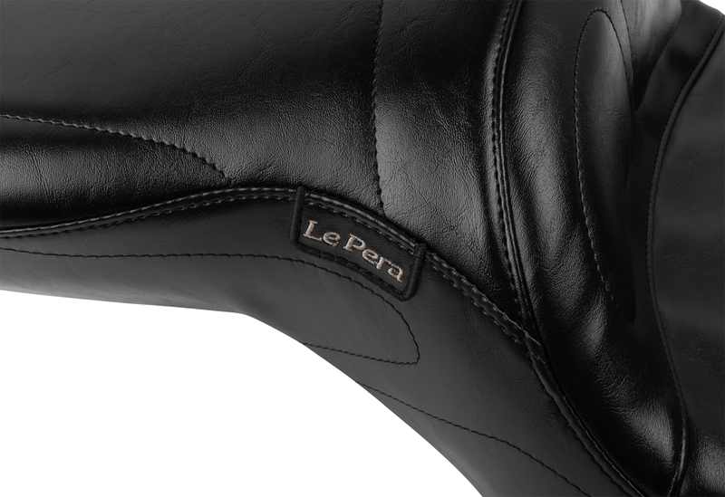 LE PERA Maverick Seat - with Backrest - Black - FLH/FLT '23-'24 LV-957BR