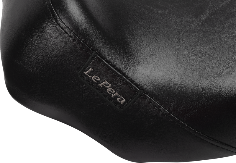 LE PERA Bare Bones Solo Seat - Smooth - Black - FLH/FLT '23-'24 LV-005