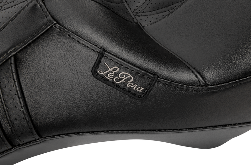 LE PERA Outcast Seat - Without Backrest - GT2 Inlay - FLH/FLT '23-'24 LV-987GT2
