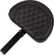 SADDLEMEN Roadsofa* Extended Reach Seat - with Backrest - Honeycomb - Red Stitch - FLTR/FLHX '23-'24 823-07-190B4