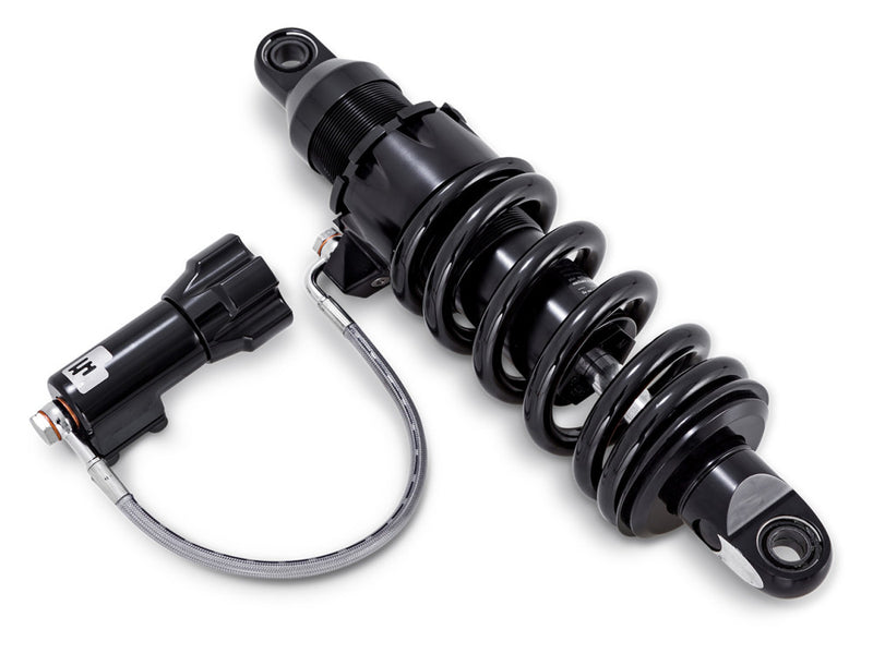 PROGRESSIVE SUSPENSION 465 Series Shocks with Rap - Black - Harley-Davidson Softail '18-'25 - Heavy-Duty - 12.2" - 465-5050B