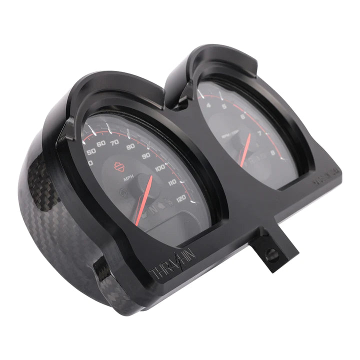 THRASHIN SUPPLY CO. Road Glide Gauge Relocation Kit - Road Glide 2014 Up- Black TSC-2707-1 - PartsOutlet.com.au