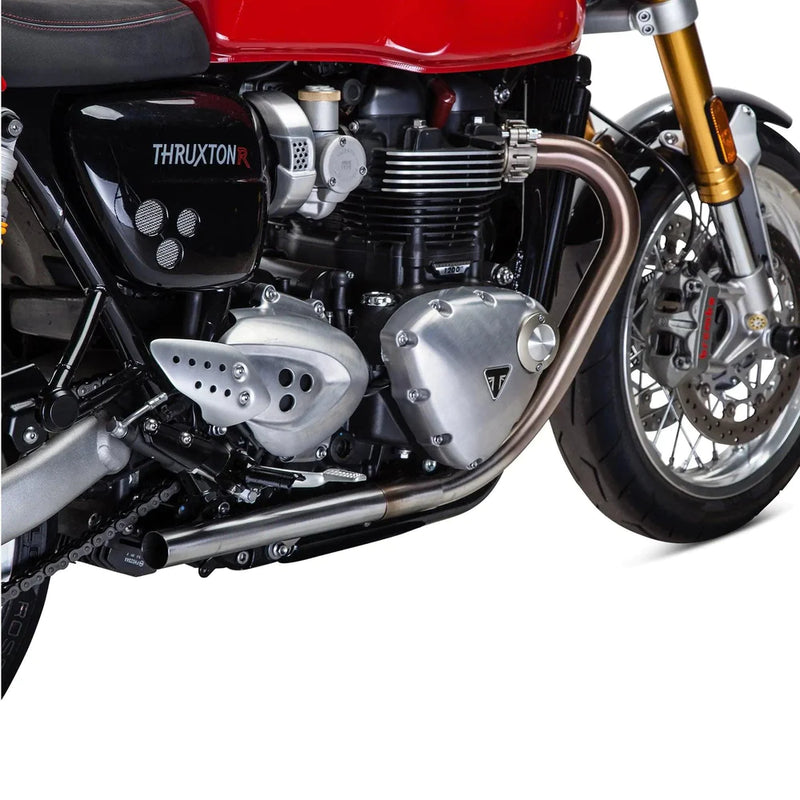 BRITISH CUSTOMS Performance Drag Mufflers - Triumph 2016-2021 - BC902-058-BR - PartsOutlet.com.au