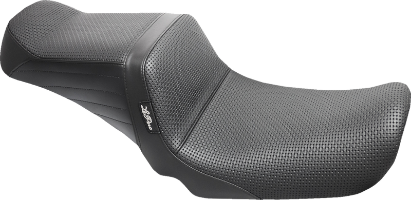 LE PERA Tailwhip Seat - Basketweave - Black - FXD '04-'05 LF-581BW