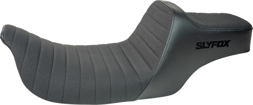 SLYFOX Highnoon Seat - Vinyl - Classic Stitch - Black Logo - FL '97-'07 4702A-SlyFox