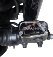 THRASHIN SUPPLY CO. Brake Reservoir Cap - Rear - Chrome - '18+ Softail TSC-3177-3