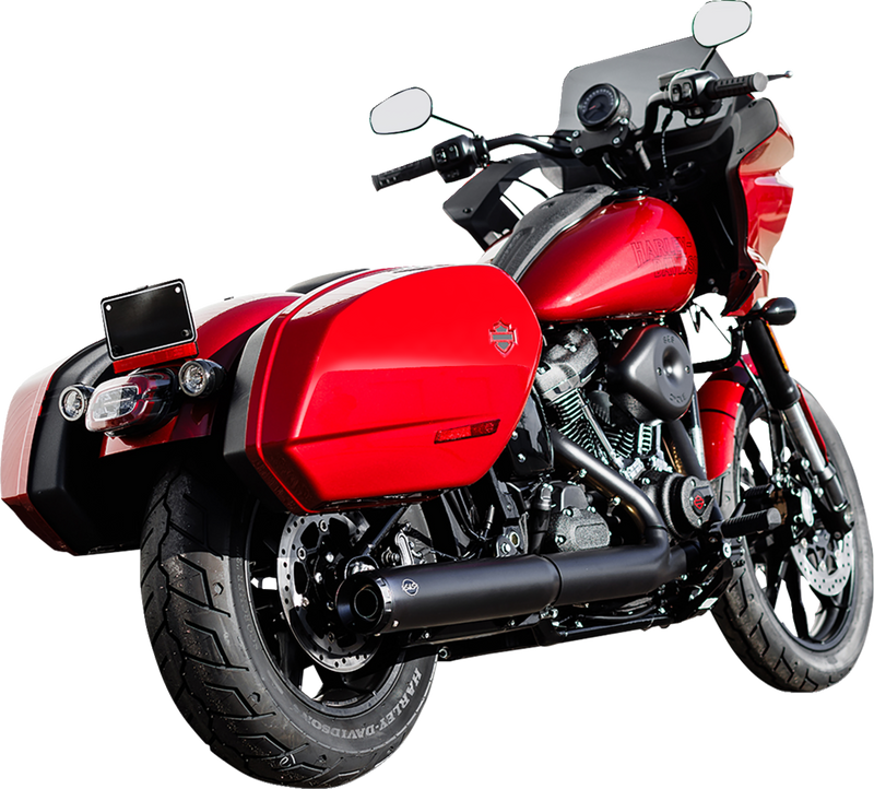 S&S CYCLE Grand National Slip-On Muffler - 50 State - 4" Black - M8 Softail 550-1159