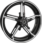 ARLEN NESS Wheel with Hub/Adapter - Factory 24 - Front - Black/Contrast Cut - 18x5.5 91-652