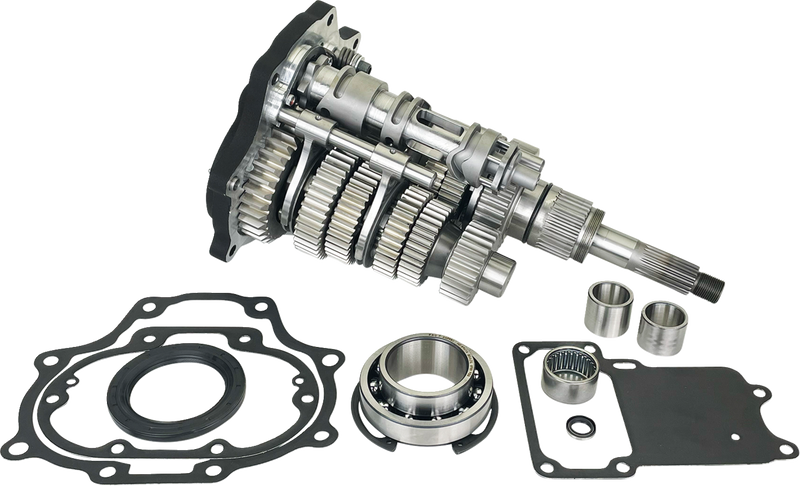 JIMS Fat 6 Super Gear Kit - Black - Twin Cam 8600