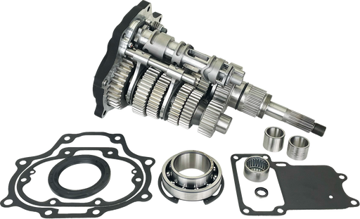 JIMS Fat 6 Super Gear Kit - Black - Twin Cam 8600