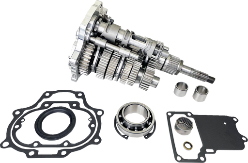 JIMS Fat 6 Super Gear Kit - Polished - Twin Cam 8601