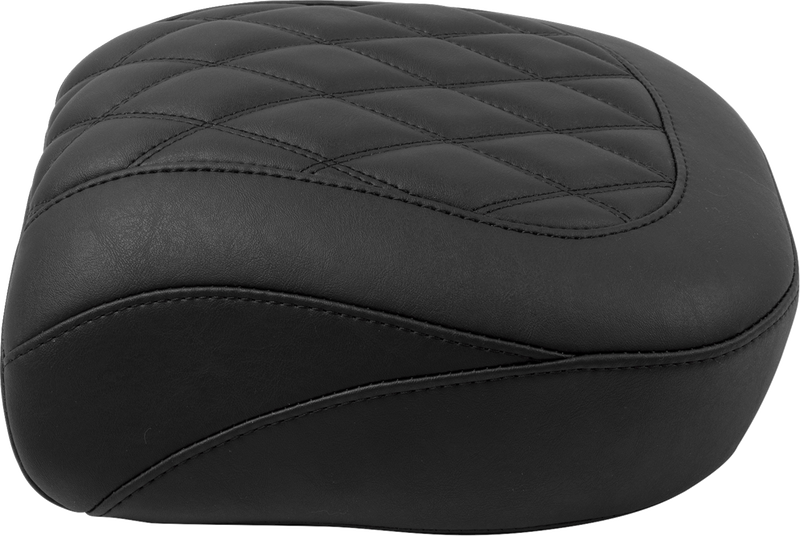 MUSTANG Wide Tripper* Seat - Passenger - Black Stitching - FLT/FLH '23-'25 88511