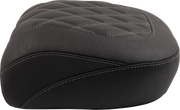 MUSTANG Wide Tripper* Seat - Passenger - Gun Metal Stitching - FLT/FLH '23-'25 88511GM