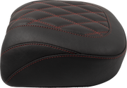 MUSTANG Wide Tripper* Seat - Passenger - Dark Cherry Stitching - FLT/FLH '23-'25 88511DC