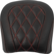 MUSTANG Wide Tripper* Seat - Passenger - Dark Cherry Stitching - FLT/FLH '23-'25 88511DC